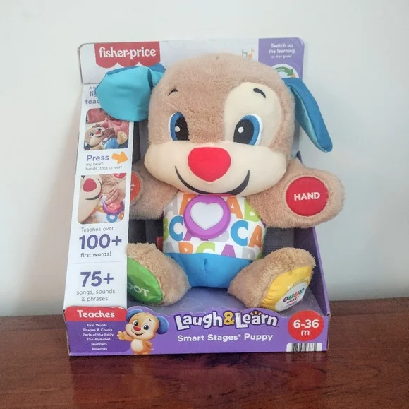 Fisher-Price Laugh And Learn Smart Stages Toy Puppy - Picture 1 of 4